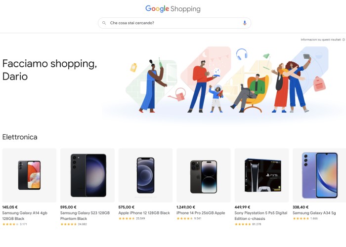 Vendi i tuoi prodotti su Google Shopping